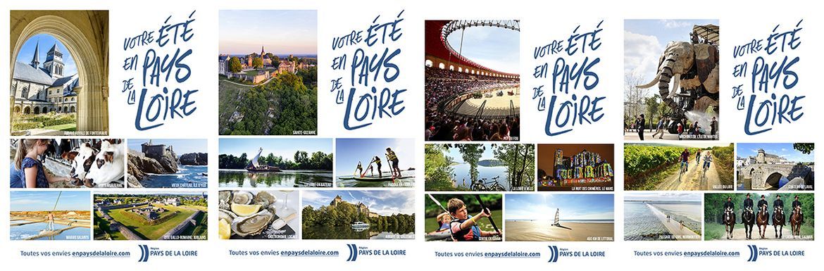 les 5 visuels de la campagne tourisme