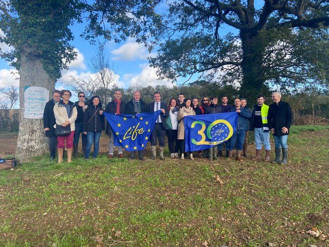 Les équipes du Conseil Régional et de l’EPTB Sèvre Nantaise ont accueilli la Commission européenne