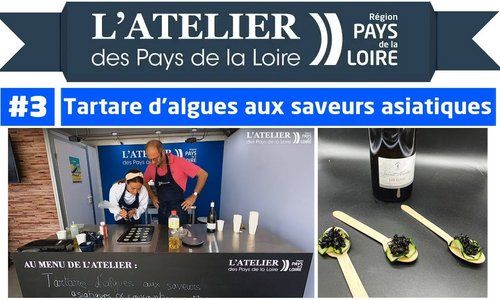 L'atelier des Pays de la Loire : recette de tartare d'algues aux saveurs asiatiques