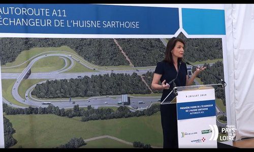 Lancement des travaux de l'échangeur de l'Huisne Sarthoise (72)