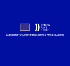 Logo Europe et Région. La Région et l'Europe s'engagent en Pays de la Loire.